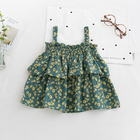 Ruffled Princess Girl Baby Suspender Dress Summer Children's Clothing