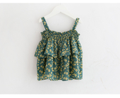Ruffled Princess Girl Baby Suspender Dress Summer Children's Clothing