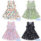 Children's Dress Clothing Girls Floral Print Dress Cartoon Printing Princess Dress
