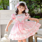 Lolita Princess Dress Short Sleeved Children's Dress Clothing With Headband