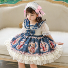 Lolita Princess Dress Short Sleeved Children's Dress Clothing With Headband
