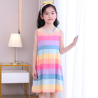 Girls Cotton Dress Children Printing Dress Summer Children'S Clothing