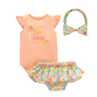 Children's Outfit Sets Baby Clothing 3Pcs Children's Cotton Print Clothing