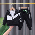 Children's Outfit Sets Toddler Baby Jacket Three Piece Handsome Clothes
