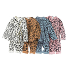 Children'S Outfit Sets Children'S Leopard Print Casual Cotton Suits