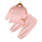 Children'S Outfit Sets Kids Round Neck Casual Sweater Suits