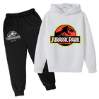 Children'S Outfit Sets Movie Anime Hoodie Boys And Girls Dinosaur Print Hoodie Set