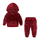 Sports Children'S Outfit Sets Leisure Gold Velvet Two Piece
