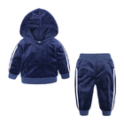 Sports Children'S Outfit Sets Leisure Gold Velvet Two Piece