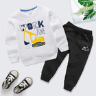 Sports Children'S Outfit Sets Casual Gold Velvet Two Piece