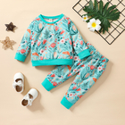 Children'S Outfit Sets Children'S Sweater Set Girls Printed Cotton Sets