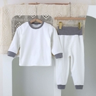 Worsted Two Piece Long Sleeved Toddler Clothes Children'S Homewear