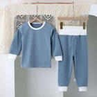 Worsted Two Piece Long Sleeved Toddler Clothes Children'S Homewear