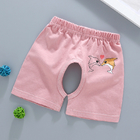 Newborn Summer Thin Cotton Children'S Cotton Underwear Open Crotch Shorts