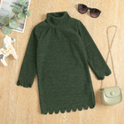 80cm Autumn Children'S Dress Clothing Turtleneck Long Brown Sweater