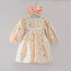 Polyester Floral Princess Prom Casual Cotton Summer Dresses Lace For Girls Child
