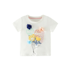 100cm Toddler Short Sleeve Loose Tops Cotton Round Neck T Shirt Sports