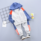 39in Girls Spring Autumn White Sports Suit Two Piece Skirt And Top Girls Wear