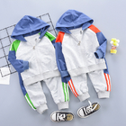 39in Girls Spring Autumn White Sports Suit Two Piece Skirt And Top Girls Wear
