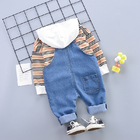120cm 47.2in Childrens Denim Overalls  Two Piece Spring And Autumn Sets