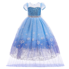 140CM Children'S Dress Up Costumes Princess Dresses Mesh Cape Detachable