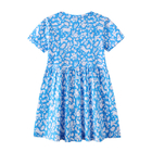 New spring children's clothing short-sleeve printed cotton dress for girls