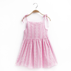 New baby girls summer children's clothing sleeveless dress linen cotton newborn children spaghetti strap dress