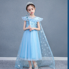 Cape Decoration Children's Dress Clothing Elsa Princess Dress