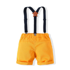 Children'S Outfit Sets Summer Boy Short Sleeved Shirt Woven Pants Suit