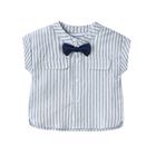 Children'S Outfit Sets Short Sleeve Top Bow Tie Casual Children'S Wear Two Piece Set