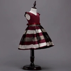 Children'S Dress Clothing Summer Flying Sleeve Striped Girls' Dresses 2-12