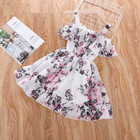 Children'S Dress Clothing Summer Girls Suspender Printed Dress