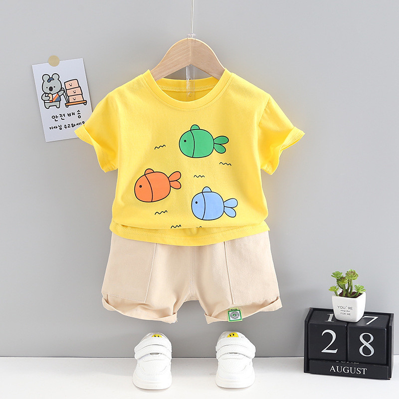 Round Neck Short Sleeve T Shirt Top Blouse For Toddler