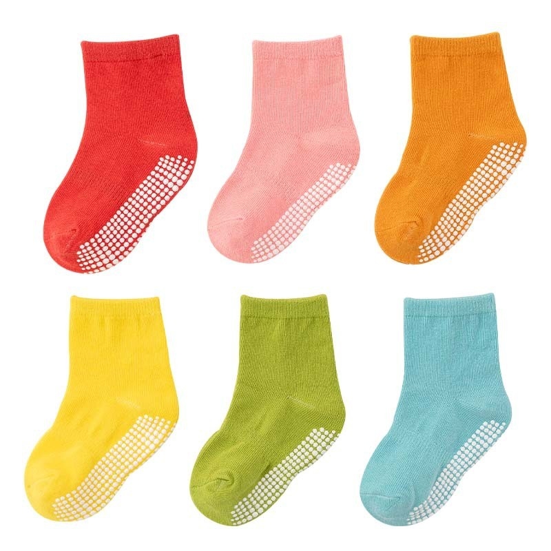 Non Slip Ankle Children'S Cotton Socks Navy Blue For Toddlers Boys Girls
